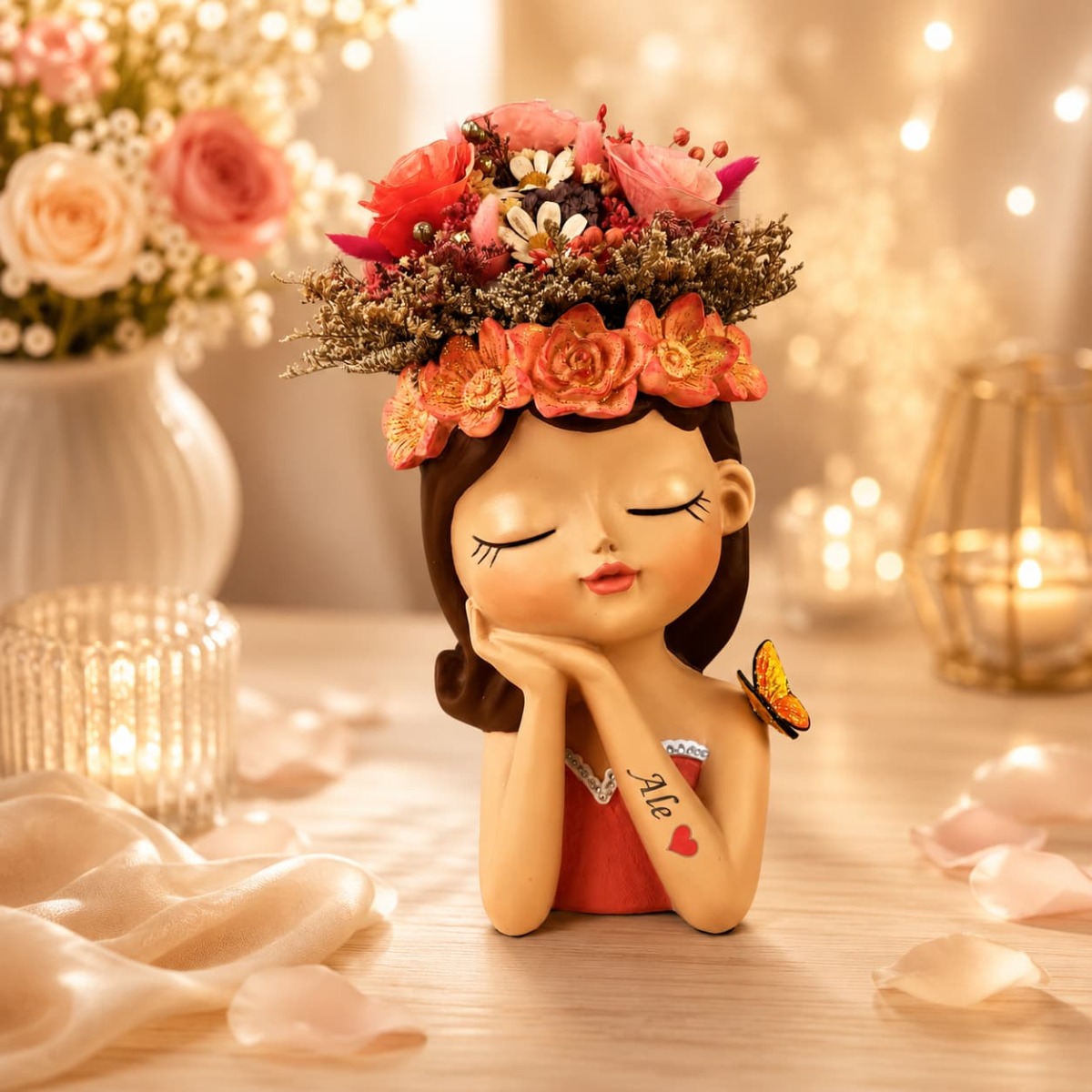Maceta Soñadora Durmiente Mariposa